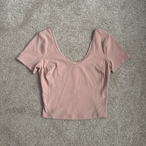 Pink Lululemon align shirt